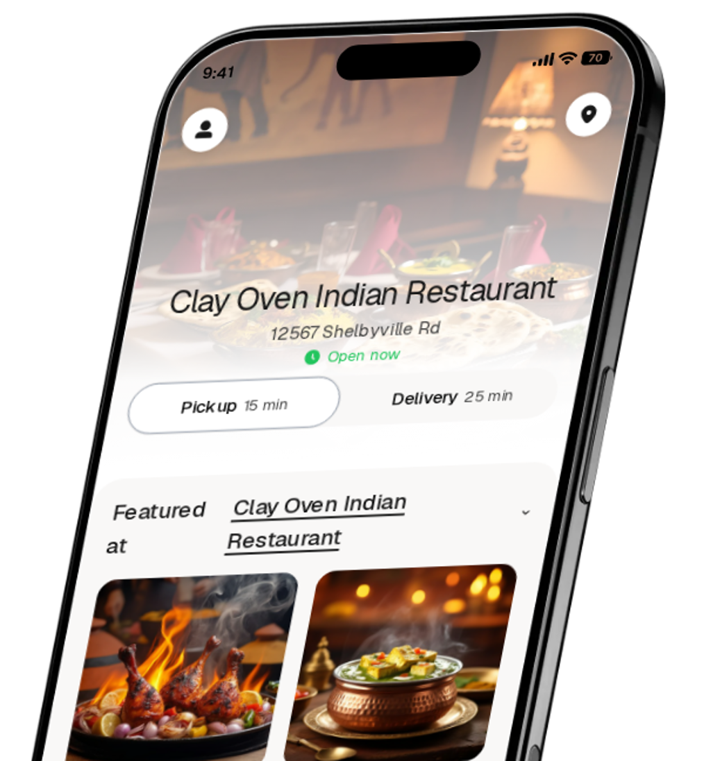 Clay Oven Indian Restaurant app preview