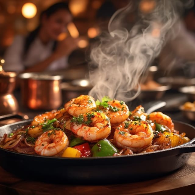 Shrimp Tandoori.