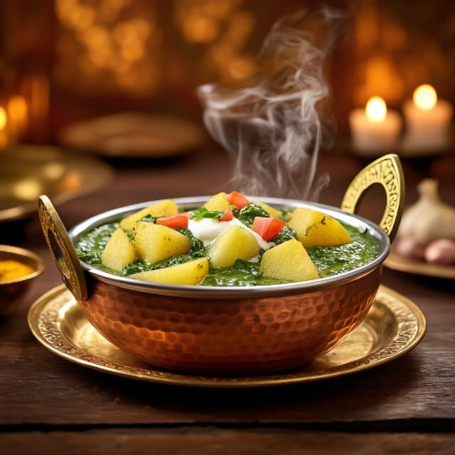 Aloo Palak.