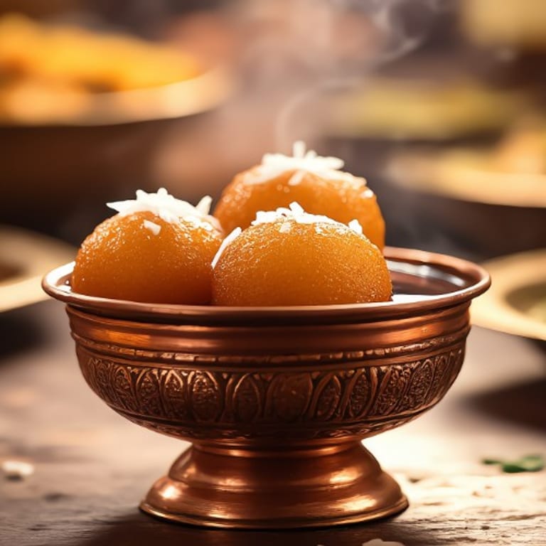 Indulge in our gulab jamun
