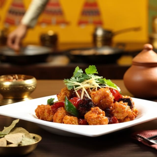 Chicken Manchurian.