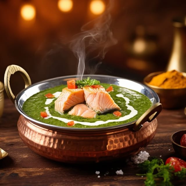 Fish Palak.