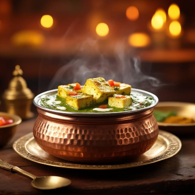 Saag Paneer.