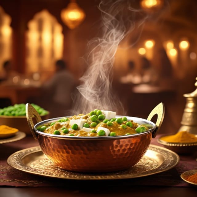 Matar Paneer.