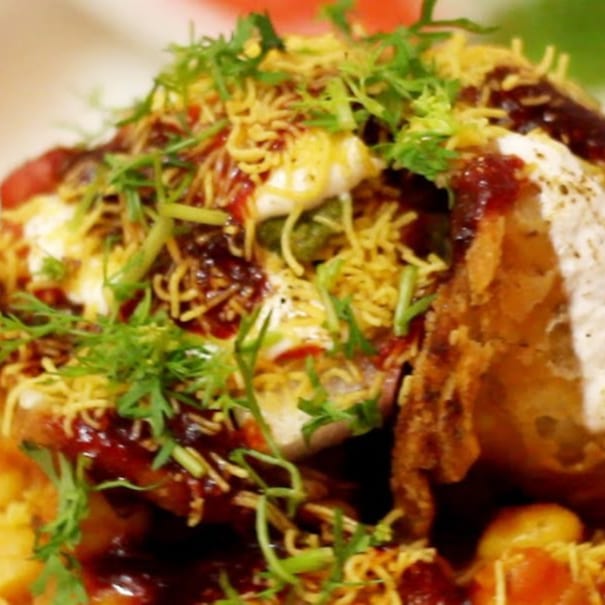 Samosa Chaat.